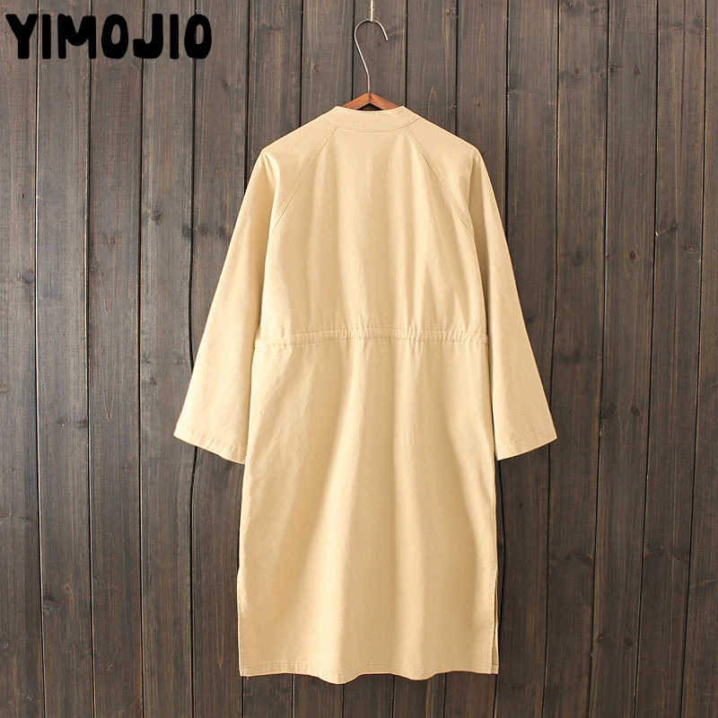 Trench coat Long Trench Spring coat women Casual Slim Trench coat for women Elegant Outside X-long Skirt coat Streetwear Japan