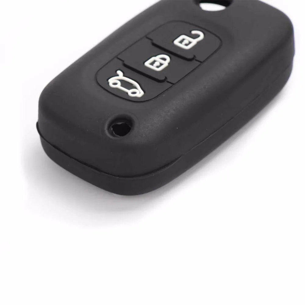 Чехол с 3 кнопками для автомобильных ключей для LADA Sedan Largus Kalina Granta Vesta X-Ray XRay брелок-чехол для дистанционного ключа защитный набор оболочки ключей