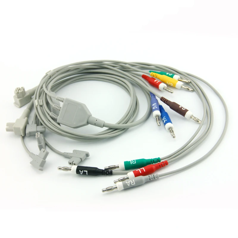 Совместимый hp TC30 TC50 TC70 кабель для ЭКГ Leadwires отделки серии 10 свинцовых проводов
