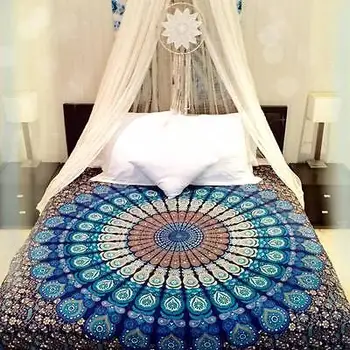 

Large Indian Mandala Tapestry Wall Hanging Throw Towel Beach Yoga Mat Decor Boho Mat