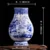 Jingdezhen Antique Underglazed Blue And White Ceramic Vase Home Decoration Crystal Glaze Ceramic Vase  Flower Decoration 11