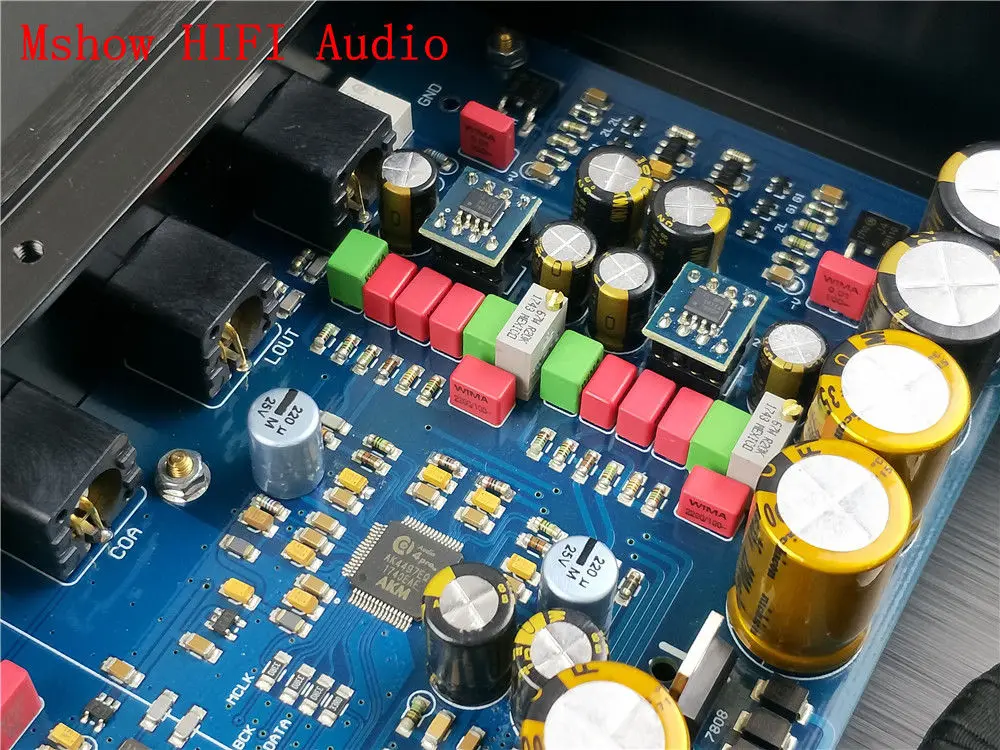 AK4497 AK4497EQ HIFI аудио DAC декодер AK4118 форматы pcm и DSD 384K с opa1611 opamp