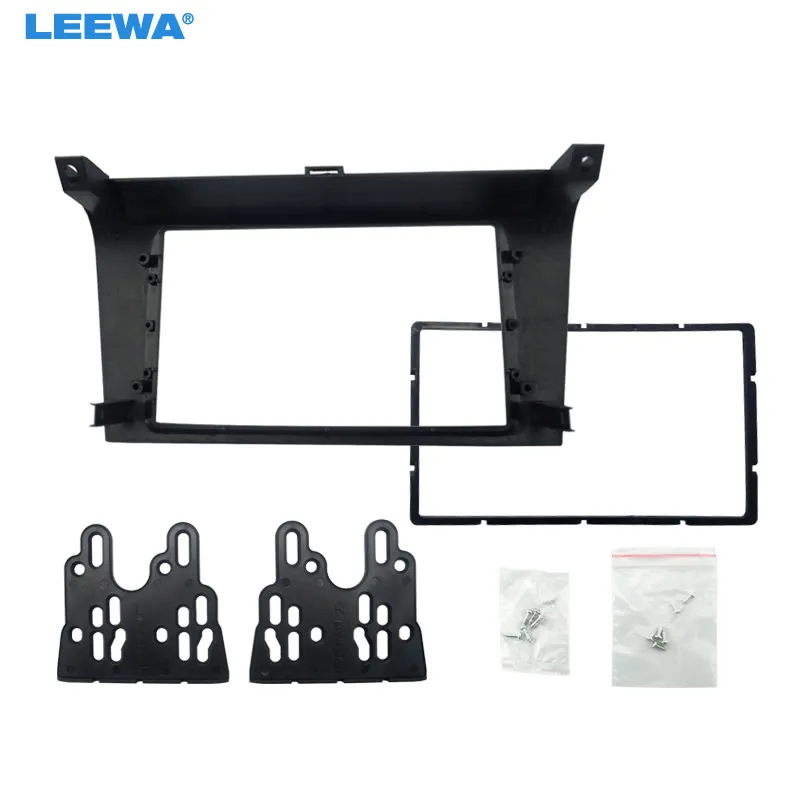 

LEEWA Double Din DVD Stereo Panel for MAZDA 3 Axela 06-08 Fascia Radio Refitting Dash Mounting Installation Trim Kit Face Frame