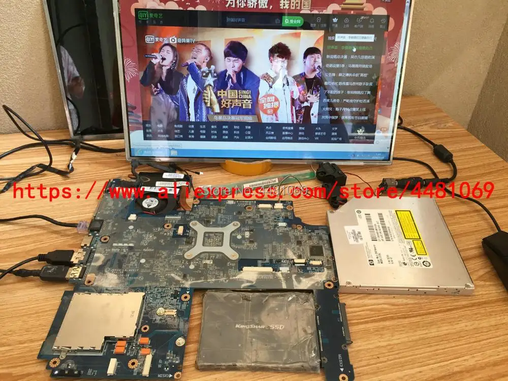 Placa-mãe para notebook