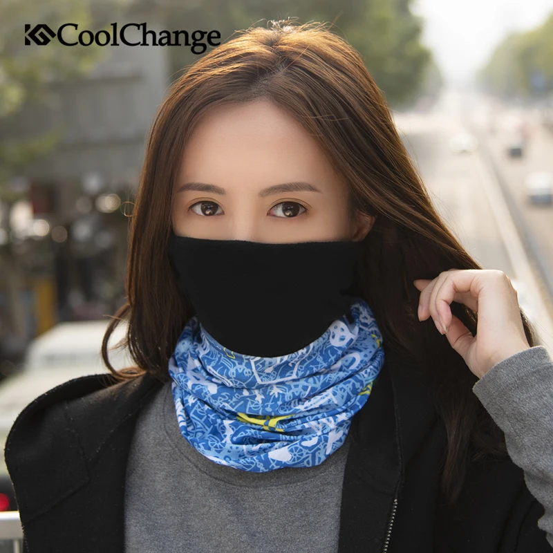 Buy 2 Gift 1CoolChange Cycling Bandana Windproof Winter Sports Bicycle Headscarf Thick Neck Warmer Bandanas MTB Bike Equipments