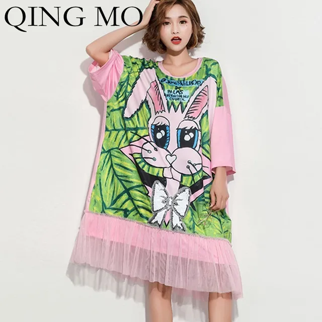 pink and green sequin shirt dress