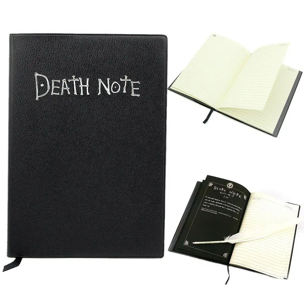 Книга для записей о смерти, милая модная аниме-тема, тетрадь для косплея, новая школьная большая записная книжка, 20,5 см* 14,5 см