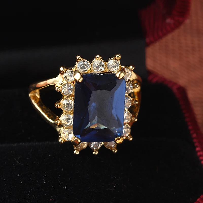 

gold rings for women love crystal jewelry fashion wedding rings YY0316 ABC