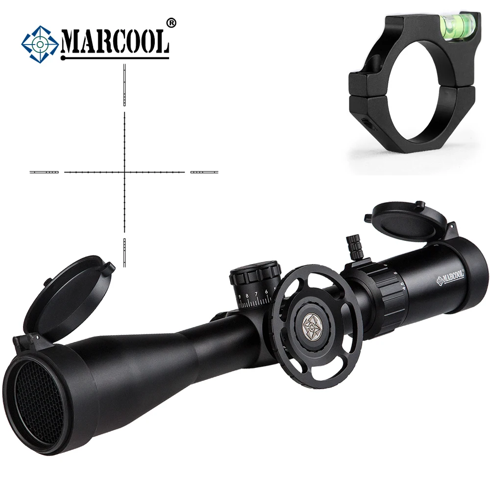 MARCOOL ALT 4.5-18X44 SFL Riflescope MAR-026 Reticle Optic Sight Free With 44MM Killflash Big side Wheel Sunshade and ring mount MARCOOL ALT 4.5-18X44 SFL Riflescope MAR-026 Reticle Optic Sight Free With 44MM Killflash Big side Wheel Sunshade and ring mount