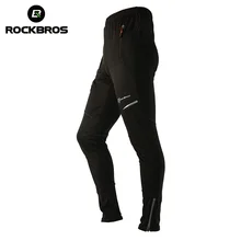ROCKBROS штаны для велоспорта для мужчин, ветрозащитные тепловые уличные спортивные штаны для мужчин с эластичной резинкой на талии, осенние зимние штаны для велоспорта MTB