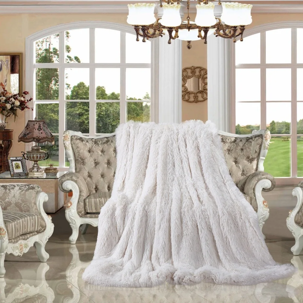 2016 Upgraded 2 color sale Super Soft Mink Cashmere Blanket Bed Sheet