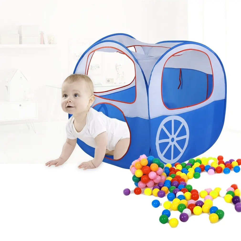 Черный и синий Крытый Открытый Палатка для поезда складная детская игра Tube House детский парк путешествия Пикник объекта детская игрушка