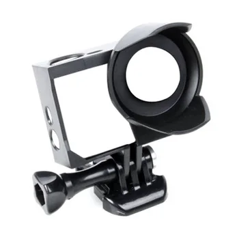 

Gopro Protective Frame Case with Lens Hood Sunshade Housing Frame Shell Basic Buckle for Go pro Hero 4 3+ 3 Sport Camera
