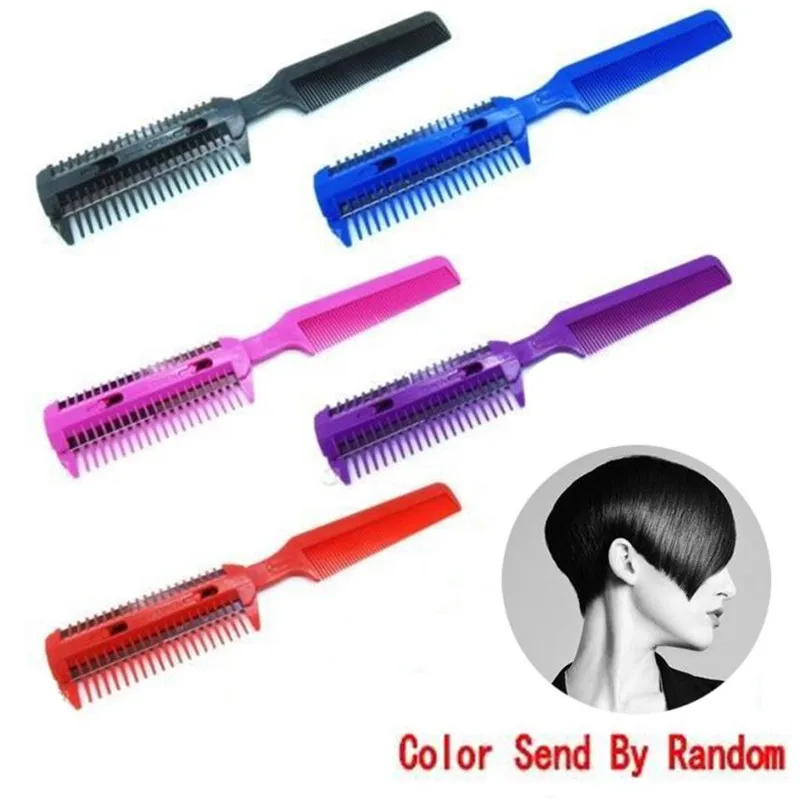 

Hair Cutting Comb DIY Hair Razor Comb Hairdressing Thinning Trimmer Punk Home Professional Trim Styling Tools Brushes Comb