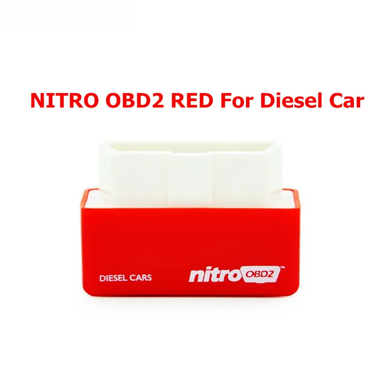 EcoOBD2 для автомобилей Benzine желтый и зеленый Nitro OBD2 для дизельных автомобилей синий и красный ECU чип блок настройки нижнего топлива и низкая эмиссия - Цвет: red