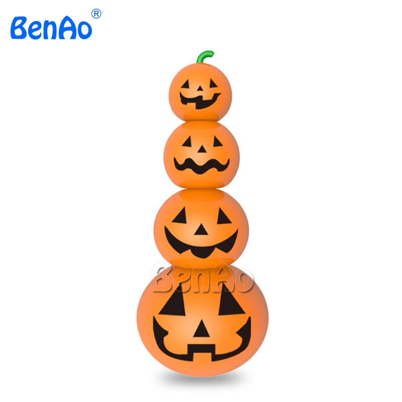 H020 3m Halloween Decorations Inflatable Halloween 4 Pumpkin