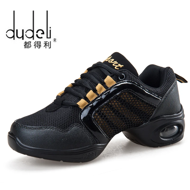 DUDELI 2018 Dancing Shoes for Women Jazz Sneaker New Dance Sneakers for Women Modern Street Dance Shoes