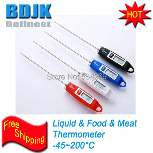 

Digital Thermometer with Probe Instant Reading Temperature Instrument