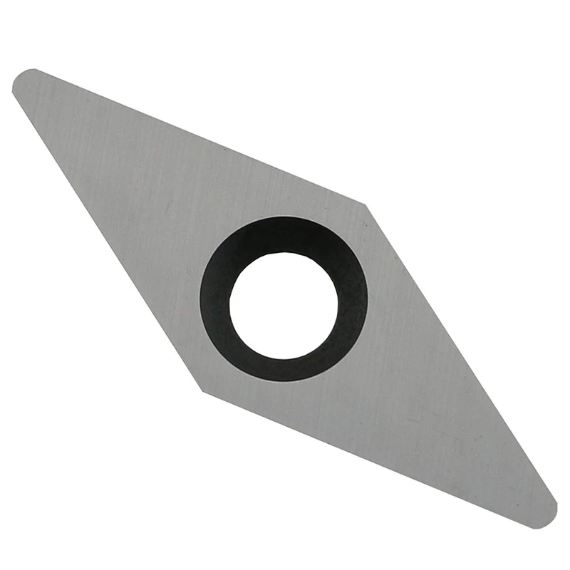 Вставка карбида диаманта с круглой точкой радиуса для токарного станка древесины токарного станка Detailer 10mm (. 39 ") X28mm (1,10"), толщина 2,5mm (. 10 "), 1 pcs