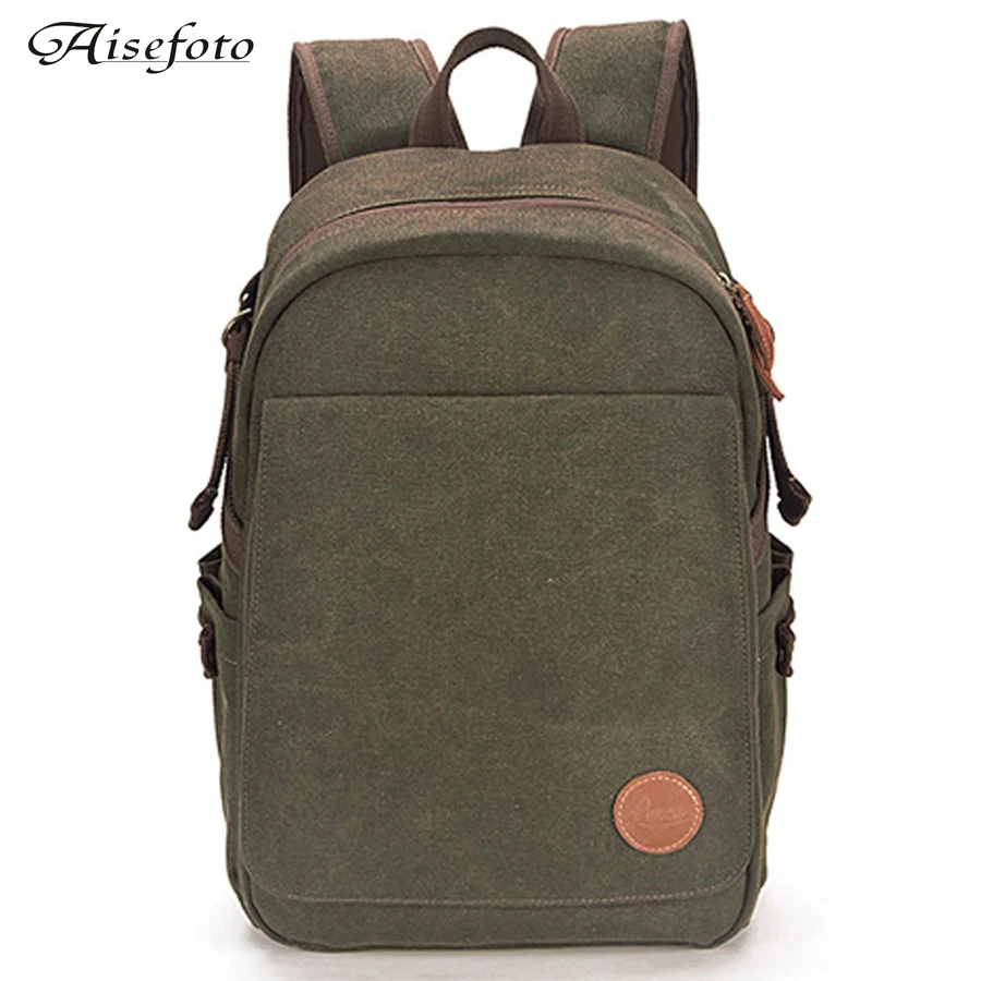 Latest outdoor waterproof backpacks canvas SLR camera bag for Canon / Nikon professional digital backpack | Электроника