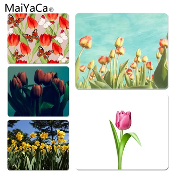 

MaiYaCa Vintage Cool Dutch Tulip Anti-Slip Durable Silicone Computermats Size for 180x220x2mm and 250x290x2mm Rubber Mousemats
