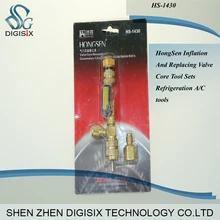 Высокого качества HS-1430 инфляция и Замена клапана основные наборы инструментов холодильные А/С инструменты