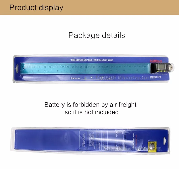 500 мм электронный угломер, угловая линейка, цифровой уровень, угломер, транспортир для деревообработки