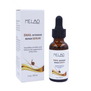 

MELAO Snail Essence Hyaluronic Acid Serum Moisturizing Whitening Lifting Firming Essence Anti-Aging Face Skin Care Repair 30ml