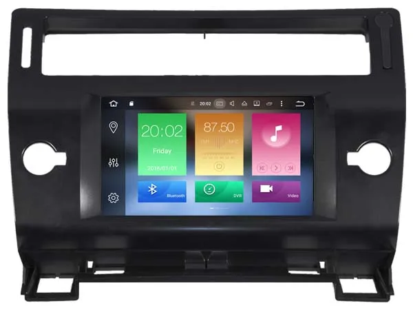 Cheap Android 8.0 octa core 4GB RAM car dvd player for CITROEN C4 ips touch screen head units tape recorder radio with gps 1