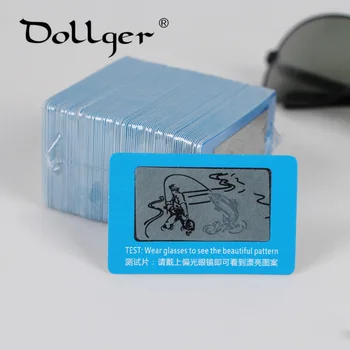 

100pcs TAC Polarized Lens Test Card for Testing Polarizing sunglasses Polaroid Test Card eyewear sun Glasses accessories