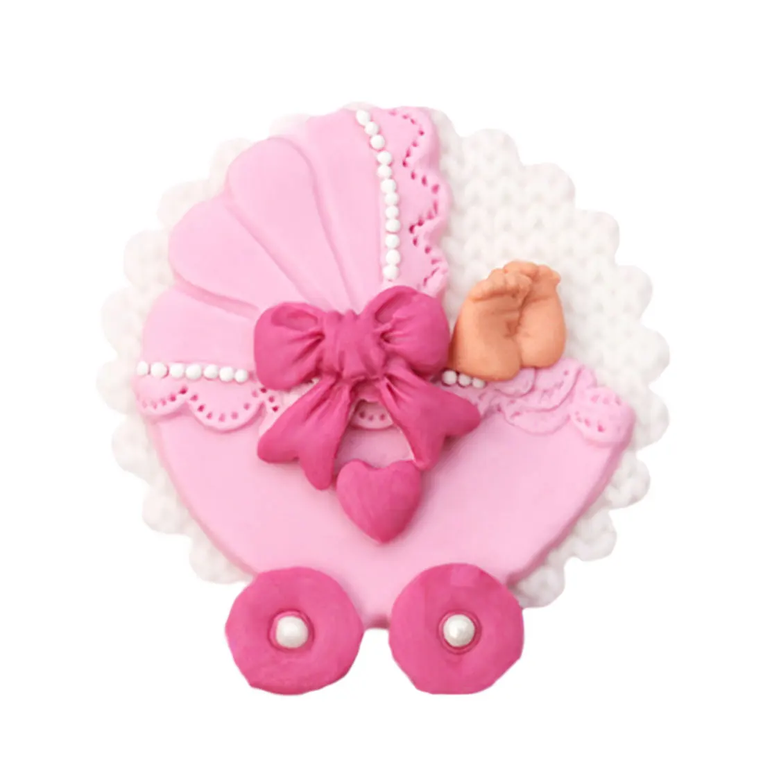 

Great Cheap 3D Cookings for Cake Silicone Baby Carriage Shape Fondant Bread Biscuit Chocolate Mold Stencil
