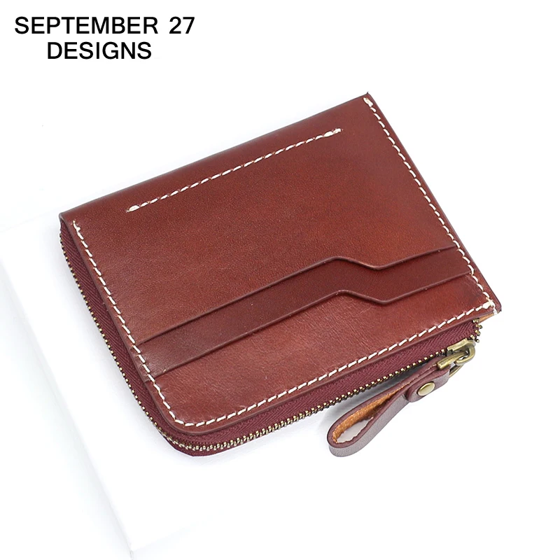 Women coin purse fashion designs Top cowhide leather high quality Zipper female wallet Card ...