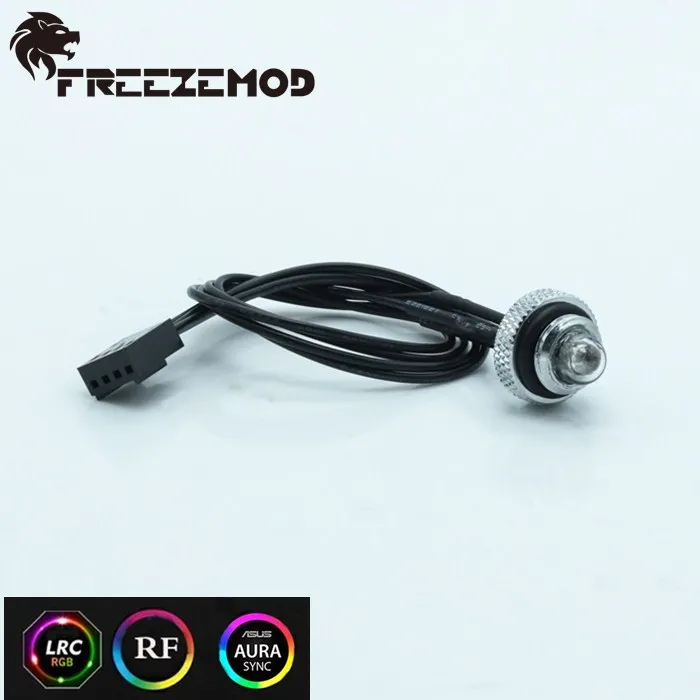 

FreezeMod RGB lighting plug water cooling lights synchronized ASUS motherboard AURA control,RGB-15