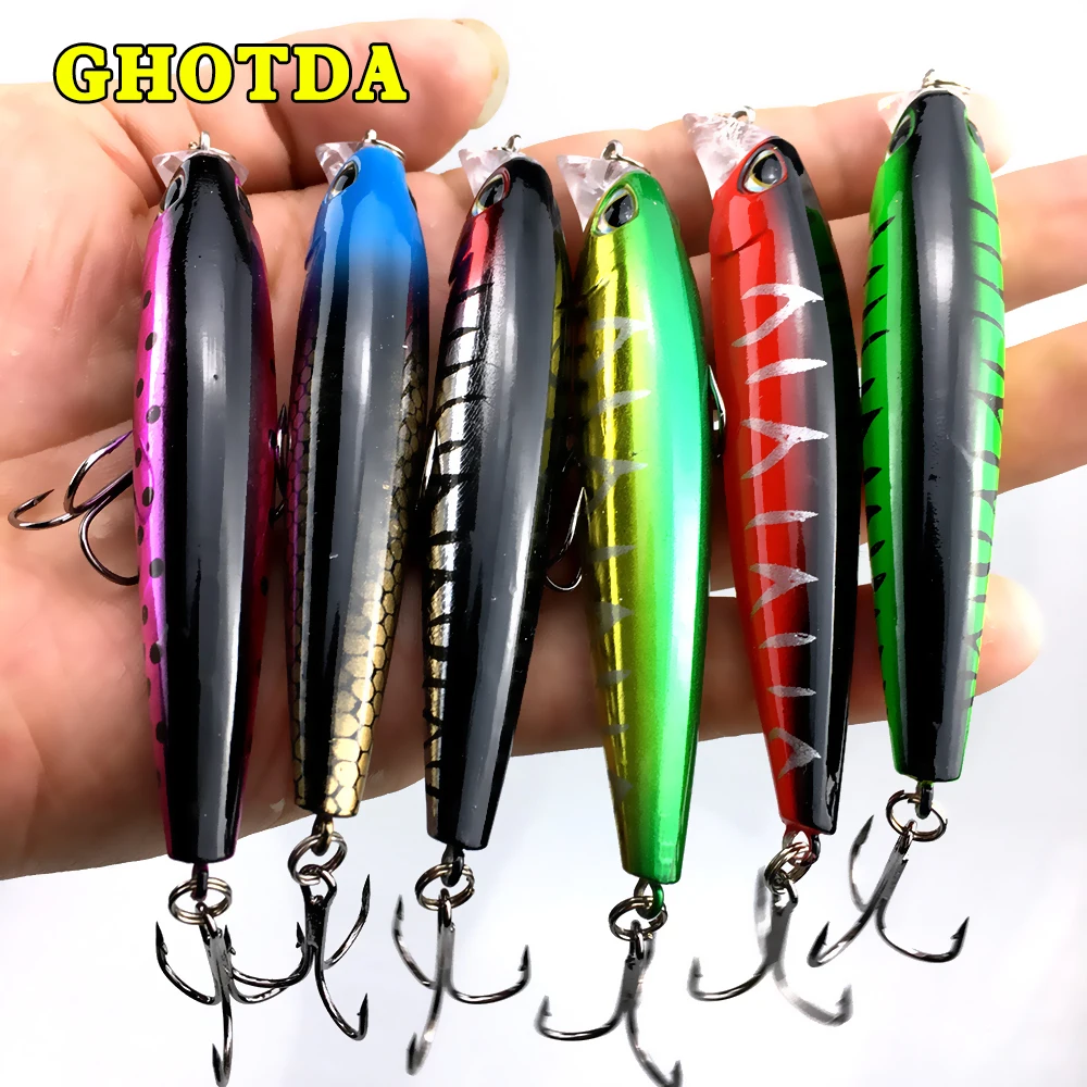 Minnow приманка для рыбалки карандаш 94 мм 10 4 г Твердый воблер Crankbait 3D глаза Карп