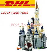 2016 New LEPIN 16008 4080Pcs Cinderella Princess Castle Model Building Kit Minifigure Blocks Brick Compatible Girl Toy Gift 7784