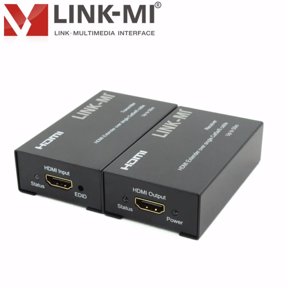 LINK-MI EX11 3D видео HDMI усилитель сигнала, передатчик, приёмник, продлить сигнал HDMI 1080 p до 50 м по Cat5e/6 кабель