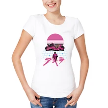 Akira Synthwave T Shirt anime t-shirt Summer fashion tshirt casual white print comfortable top tees