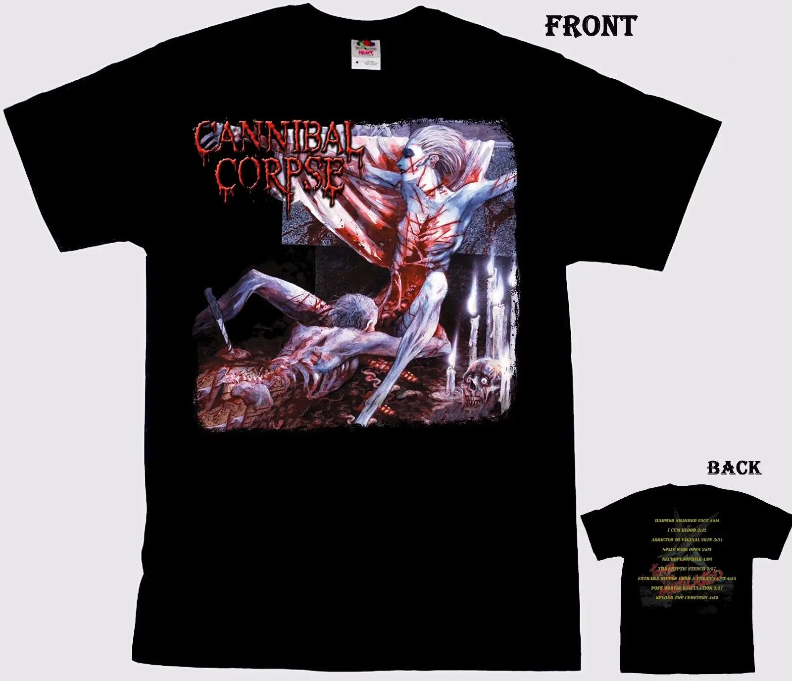 Cannibal Corpse могила изувеченного Death metal футболка Размеры: S чтобы 7XL|Футболки| |