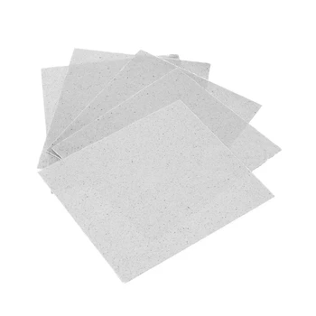 

5Pcs/Set 12x12cm/4.7x4.7inch Microwave Oven Mica Plates Repairing Part heat Resistance U1JE