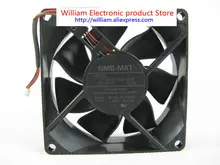 Original NMB 3110RL-04W-S59 F02 DC12V 0.33A 80*80*25MM 8cm Alarm Signal Projector cooling fan