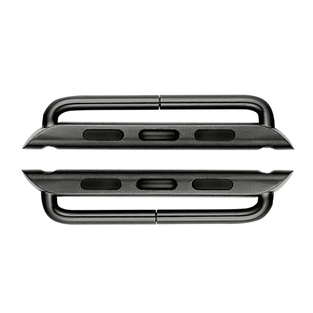 Металлический адаптер для Apple Watch SE 38/42 мм 40 44 сменный ремешок с черным покрытием
