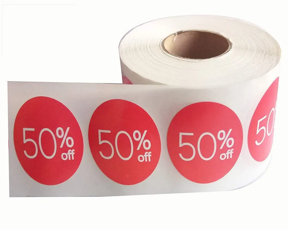 Sale Price Tag Discount Sticker Retail Store Clearance Promotion