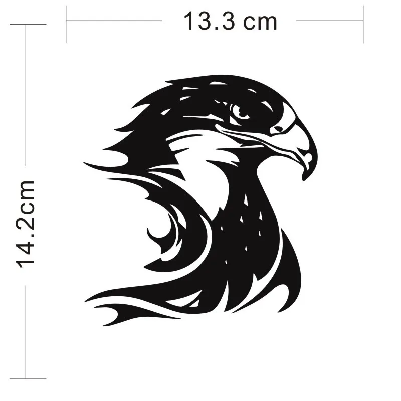 Cunymacos Fire Flame Eagle Hawk наклейка на голову Автомобиля Виниловые аксессуары для
