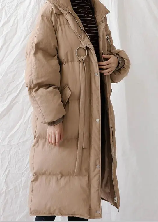 Плотное пальто, свободное облегающее Женское пальто, зимняя хлопковая куртка с капюшоном, зимняя хлопковая куртка