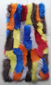 

Best Quality Wholesale Colorful Fox Fur / Natural Fox Fur Blanket