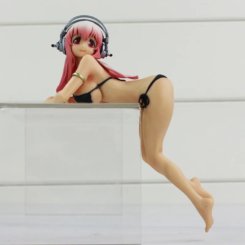 Аниме Супер Sonico ПВХ фигурка игрушки куклы сексуальная коллекция модель игрушка в