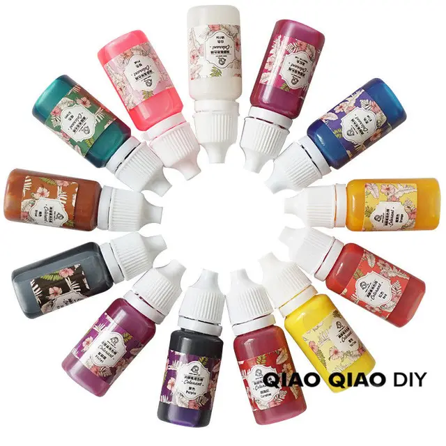 Epoxy Color Uv Resin Coloring Dye Colorant Gel Pigment Diy Epoxy Color Uv Resin Coloring Dye Colorant Gel Pigment Diy Handmade Crafts Art 8color