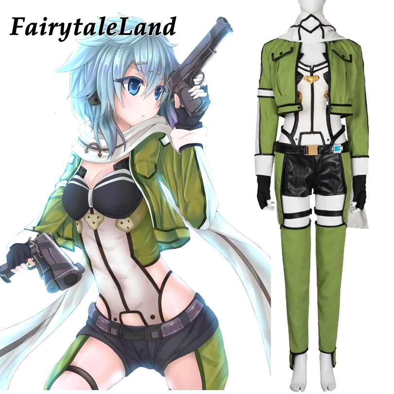 Костюм Sword Art Online Asada костюм Shino для костюмированных представлений взрослых и