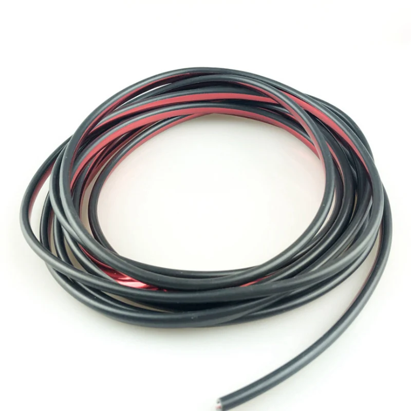 Electroplating red Декоративная защита для двери автомобиля, Стайлинг автомобиля, кромка двери, защита, отделка, наклейка для saab 9-3 9-5 93 95 900 9000 аксессуары - Цвет: Electroplating red