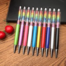 500 шт. кристаллический Стилус ручка Алмазные шариковые ручки Канцелярские Шариковые ручки Caneta офисные материалы Escolar школьные принадлежности Дамский подарок